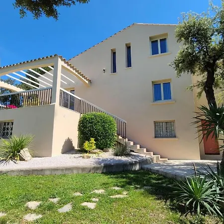 Vila Magnifique Piscine Clim Vue Dominante 6 Couchages