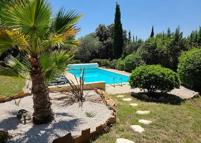 Vila Magnifique Piscine Clim Vue Dominante 6 Couchages